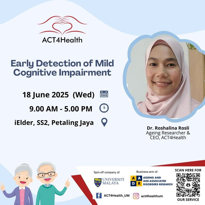 ACT4Health Early Detection of Mild Cognitive Impairment (MCI) training among Pharmacists (13 August 2025)