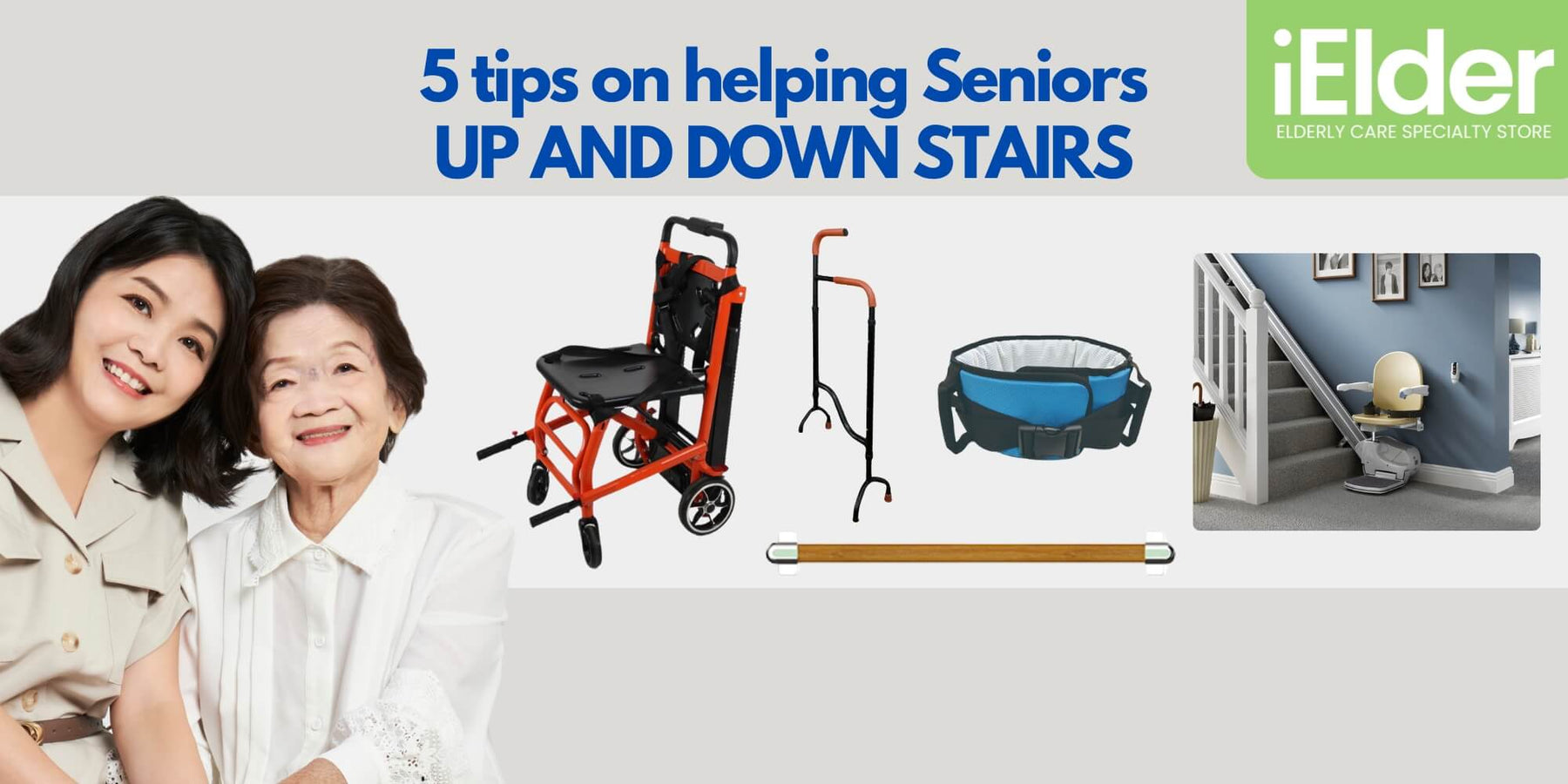 Top 5 Tools to Help Seniors Navigate Stairs Safely