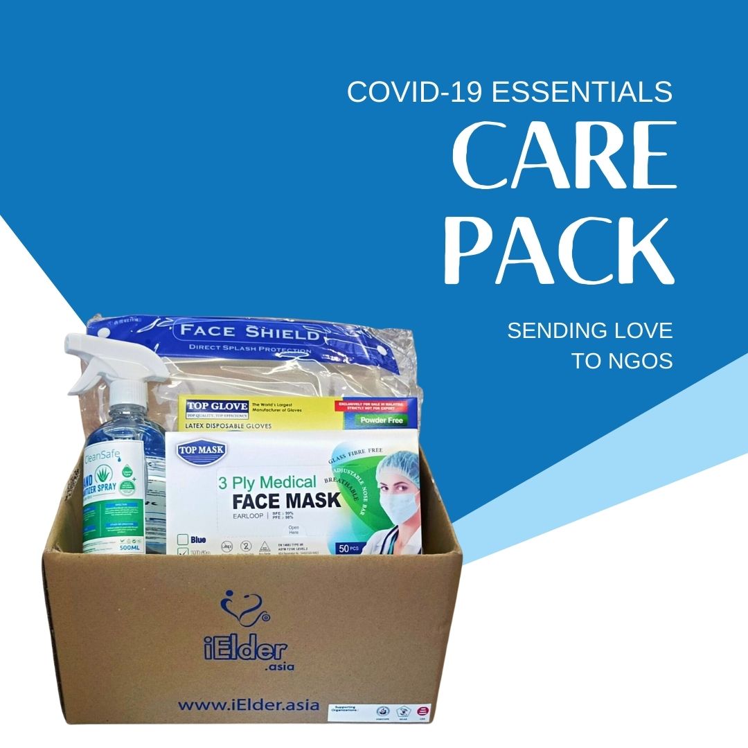 CSR Activities to send Care Pack to NGOs in Malaysia by iElder.Asia