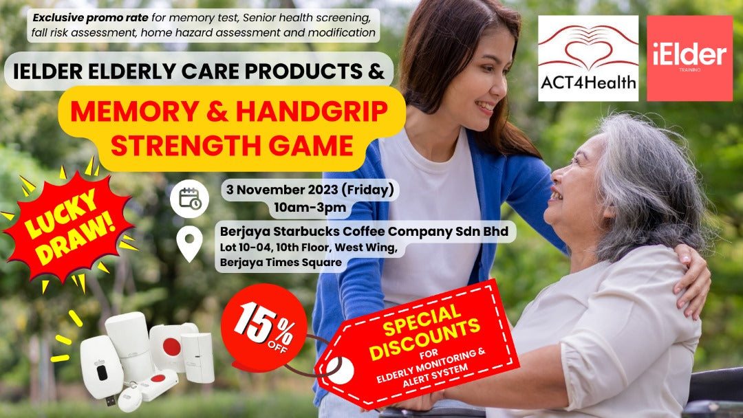 [November 2023] iElder & ACT4Health at Berjaya Food Employee Mini Health Fair