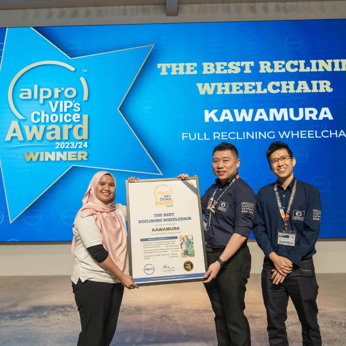 The Best Reclining Wheelchair -Kawamura Brand from iElder - Alpro VIP's Choice Award 2023/2024