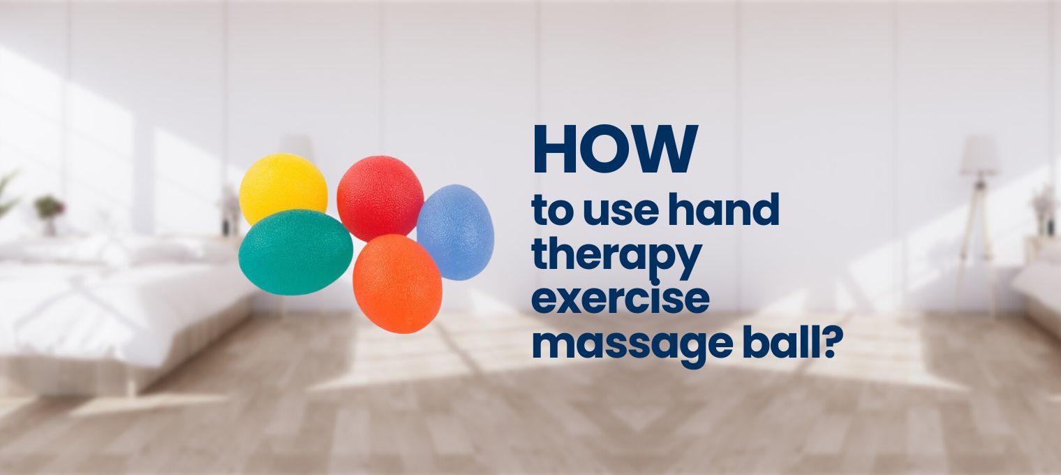 How to use hand therapy exercise massage ball | iElder