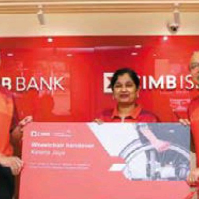 CIMB Bank making wheelchairs available for all their branches