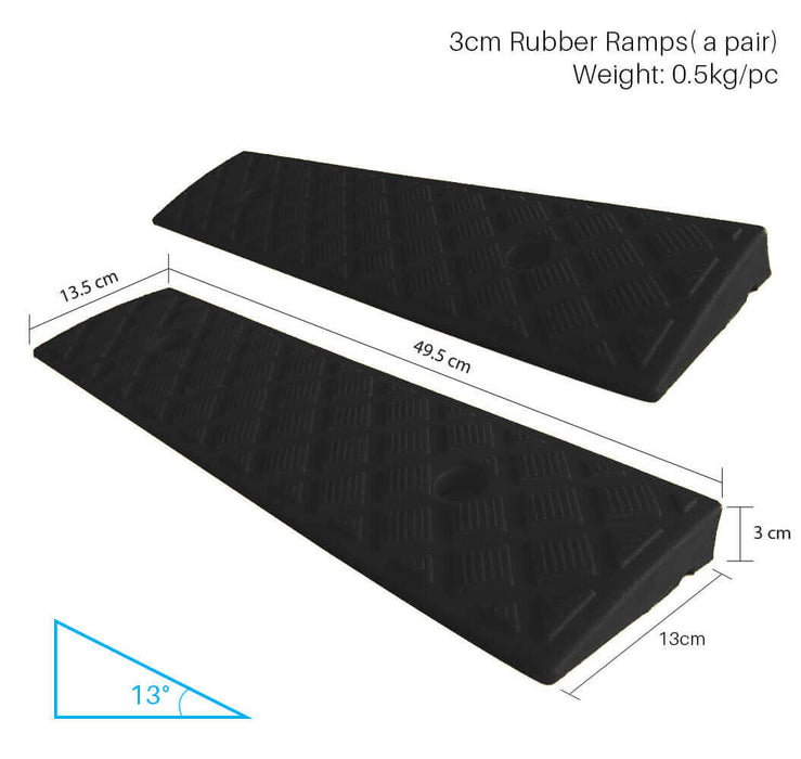 Portable Rubber Wheelchair Ramp | ClinSav