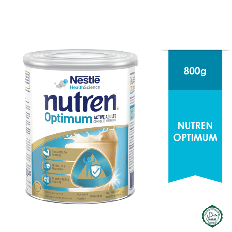[Pre-Order] Nutren Optimum Active Adult Complete Nutrition - Vanilla Flavour | Nestle