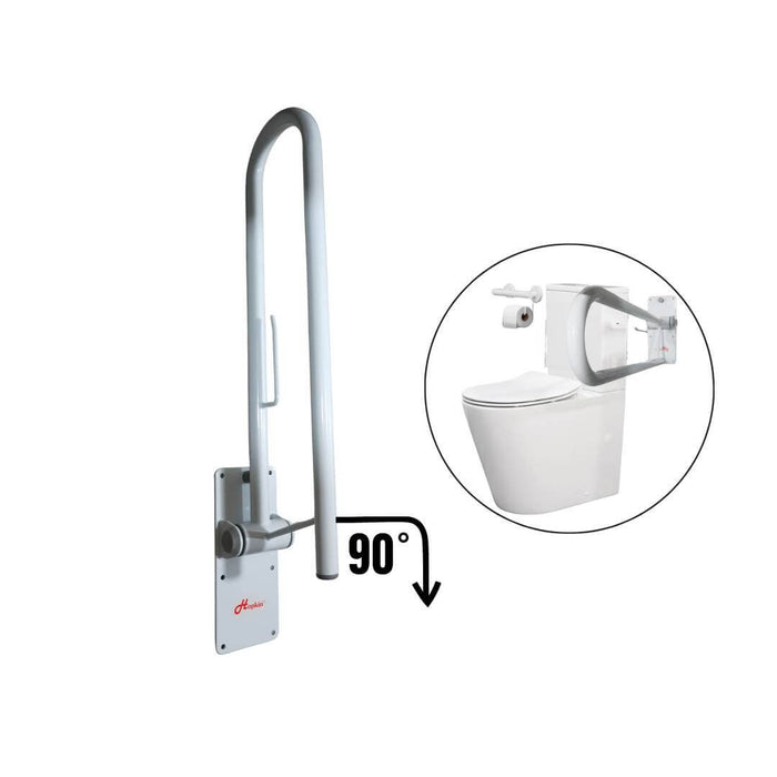 Flip Up Folding Support Rail Grab Bar