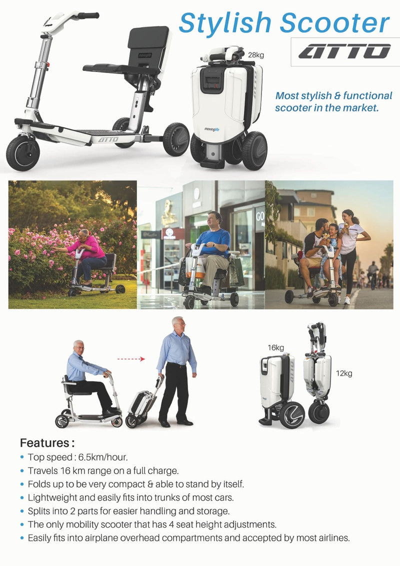 Folding Mobility Scooter | ATTO