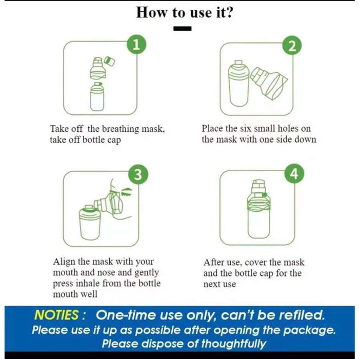 Aweld Portable Oxygen Inhaler (600ml)