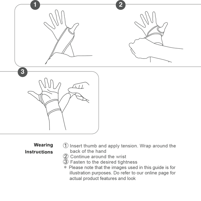 Wrist Fulcrum Wrap Easy Fit WS10 | BRACOO