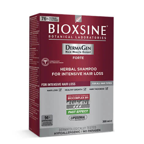 [New Arrival] Bioxsine DermaGen Forte Herbal Shampoo/Serum For Intensive Hair Loss