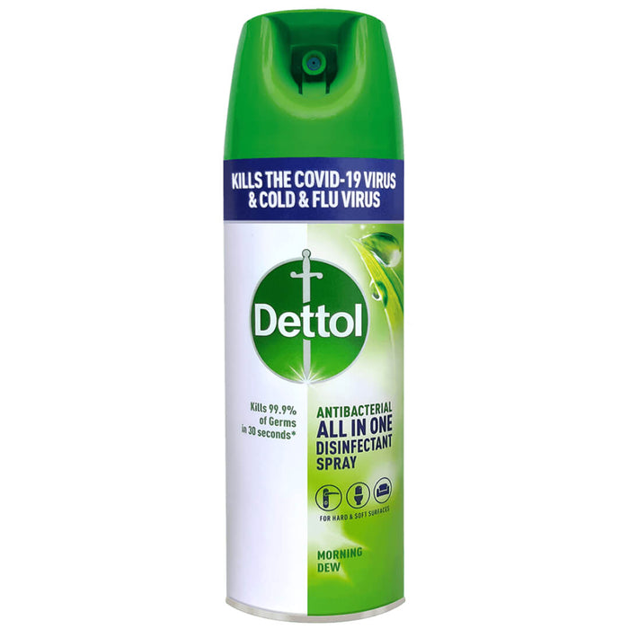 Dettol Antibacterial Disinfectant Spray 450ml (Morning Dew)