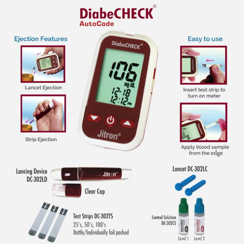 Diabecheck 血糖仪套件 DC-302MS |吉创