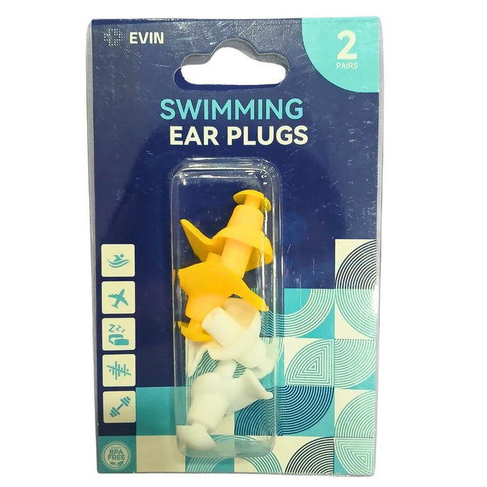 Swimming Ear Plugs 2 Pairs | EVIN