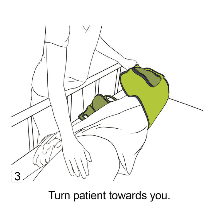 Patient Reposition Belt Anti-Bedsore Solution Green EZ-950 | EZ-GO