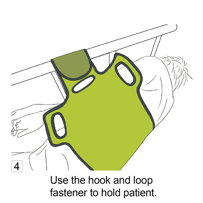 Patient Reposition Belt Anti-Bedsore Solution Green EZ-950 | EZ-GO