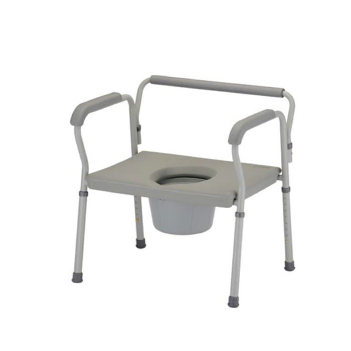 Deluxe Heavy Duty Xl Epoxy Commode Chair 23 inch