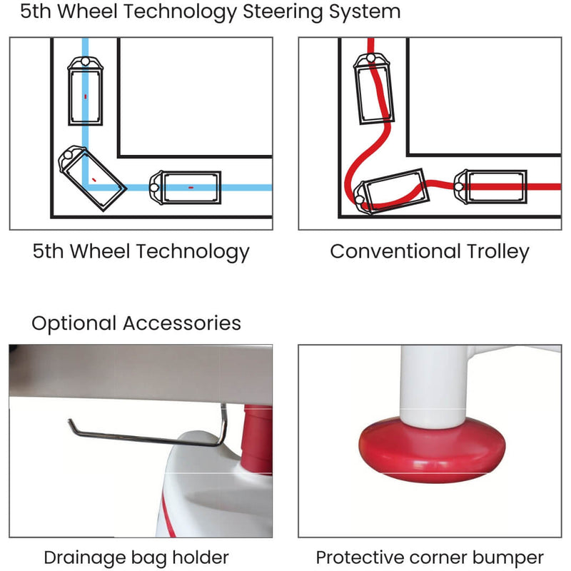 医院病人转运推车/病床 PT5512