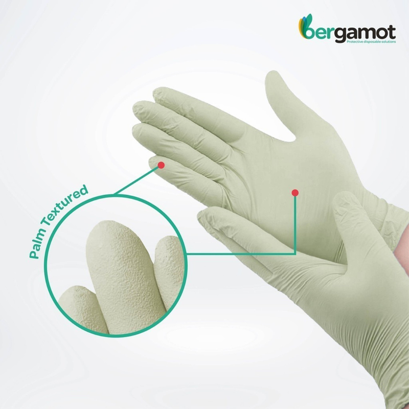 Latex Powder Free Examination Gloves 100's Z3250 | Bergamot