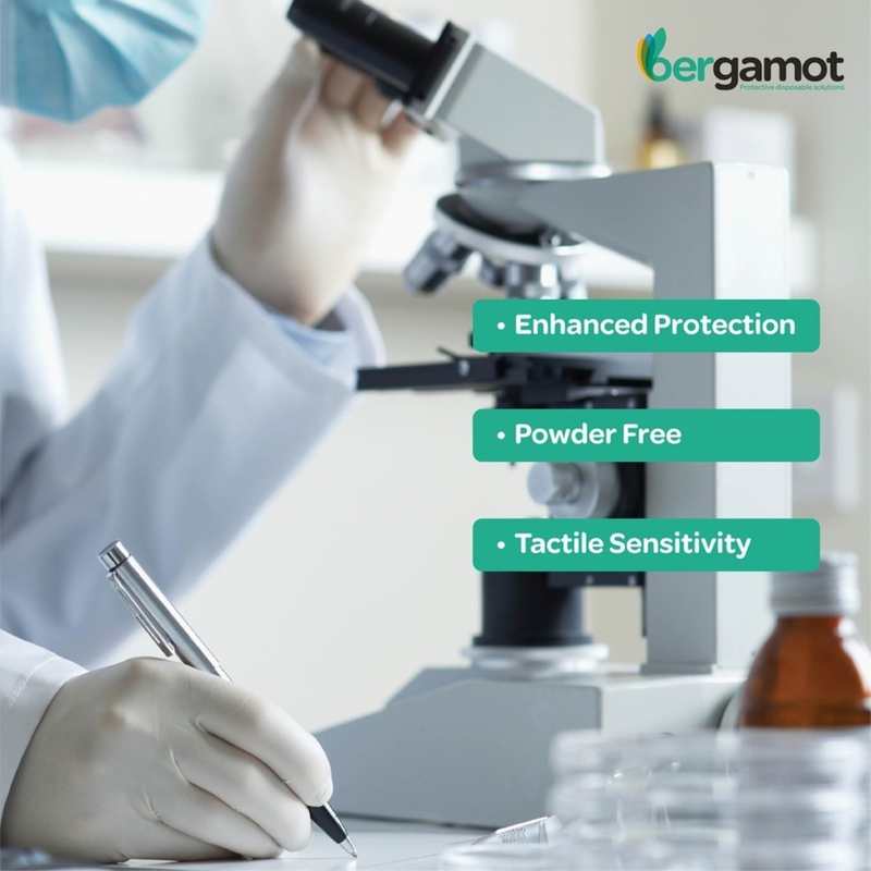 Latex Powder Free Examination Gloves 100's Z3250 | Bergamot