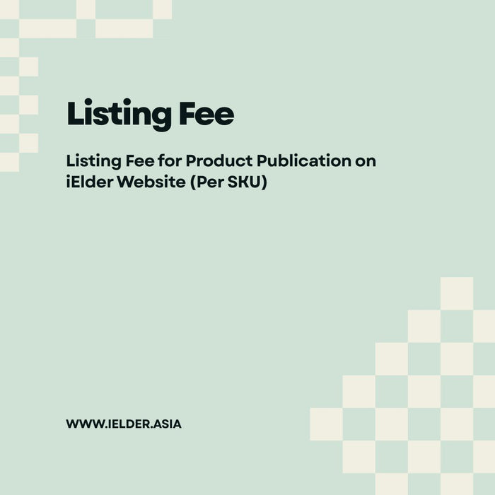 Listing Fee for Product Publication on iElder Website (Per SKU)