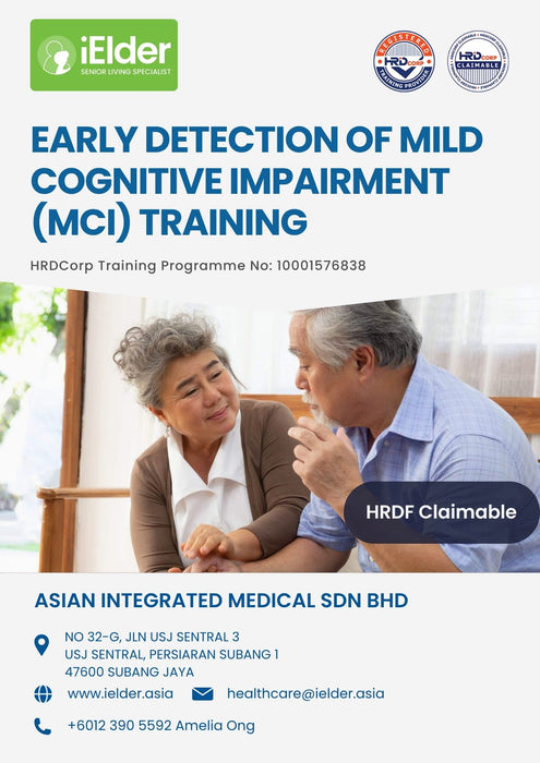 [HRD Corp Claimable] ACT4Health Early Detection of Mild Cognitive Impairment (MCI) training among Pharmacists
