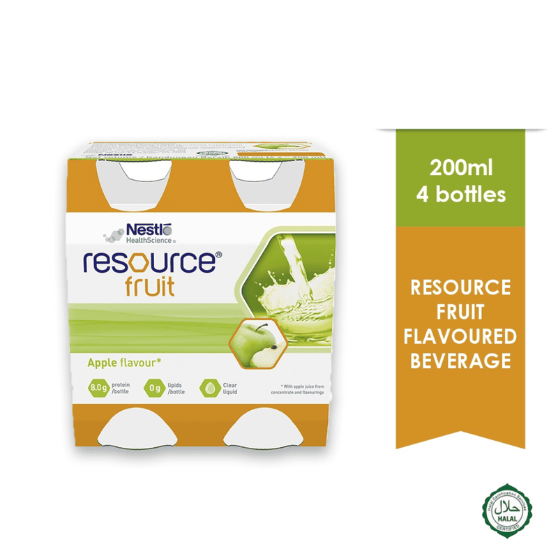 [Pre-Order] Resource Fruit Apple Flavor Bottle (4 x 200ml) | Nestle