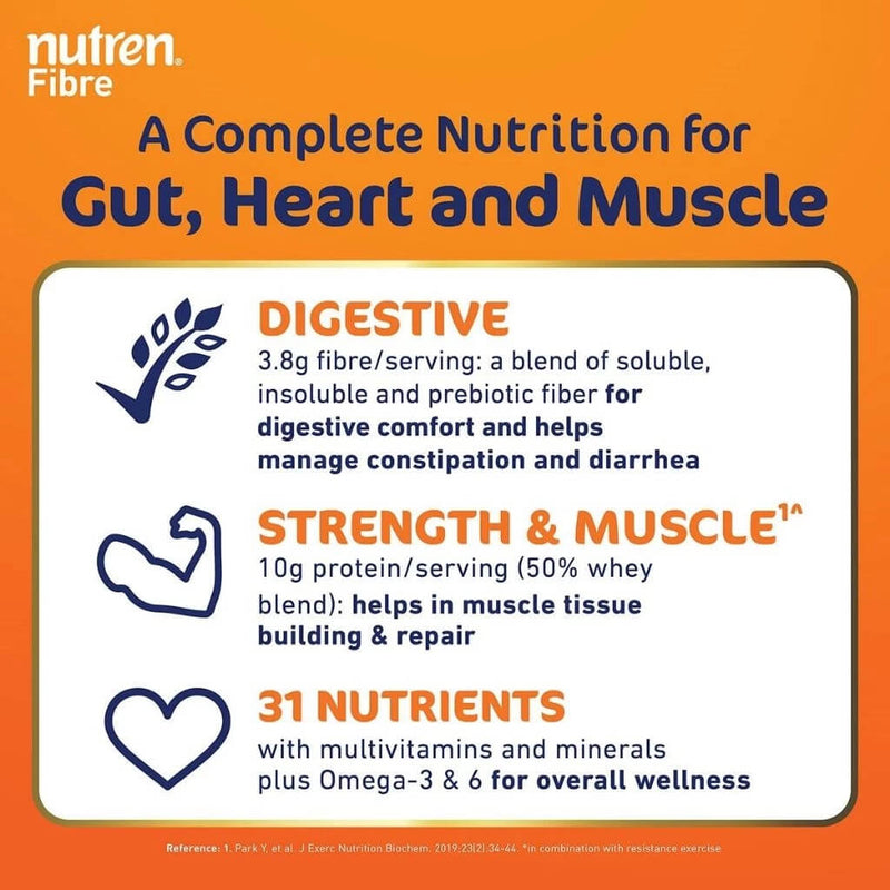 [Pra-Tempahan] Nutren Fibre Nutrisi Lengkap - Perisa Vanila | Nestle 