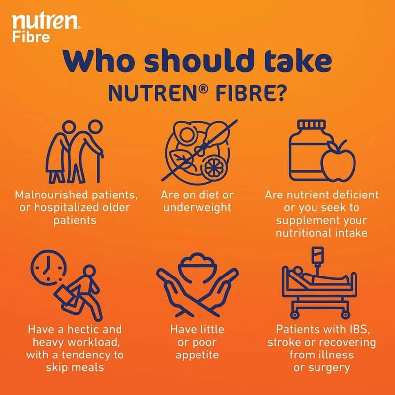 [Pra-Tempahan] Nutren Fibre Nutrisi Lengkap - Perisa Vanila | Nestle 