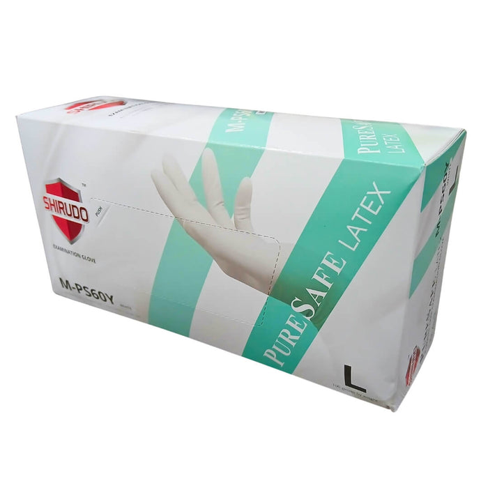 Shirudo - Puresafe, Examination Powder Free Gloves, Natural, 600g (100pcs/box)