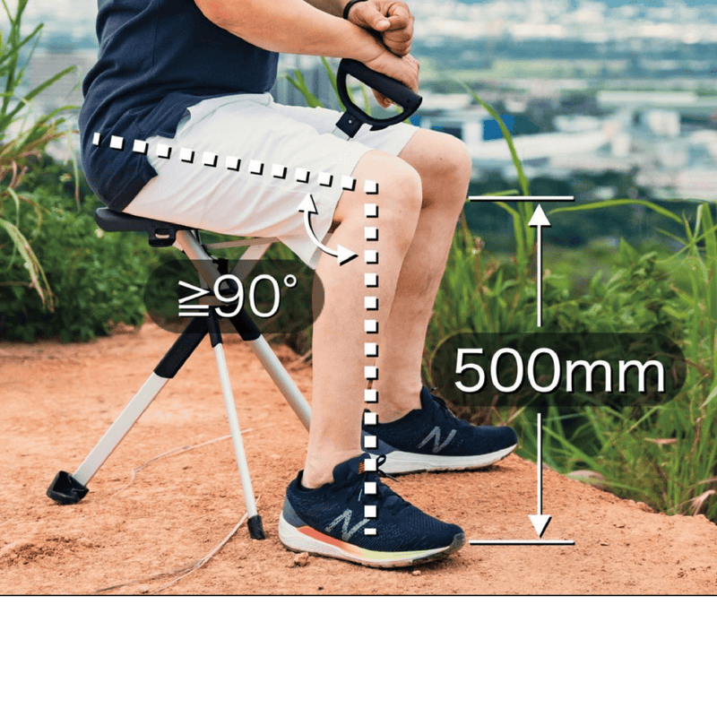 Kerusi Ta-Da Siri 2 Tripod Tempat Duduk Tongkat (82cm/87cm)