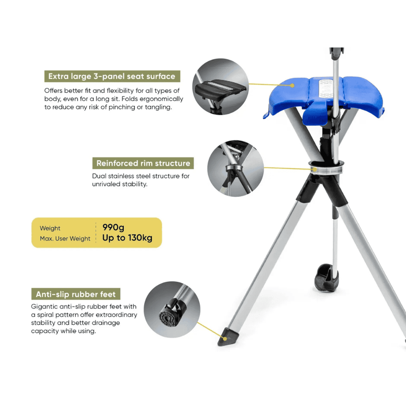 Kerusi Ta-Da Siri 2 Tripod Tempat Duduk Tongkat (82cm/87cm)