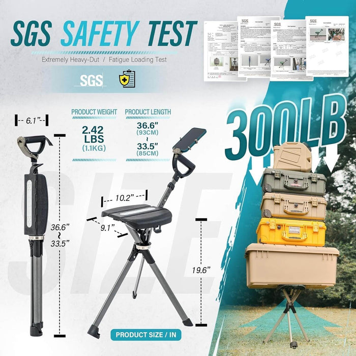 Ta-Da Chair Series 2 Pro Tripod Seat Cane (92cm)