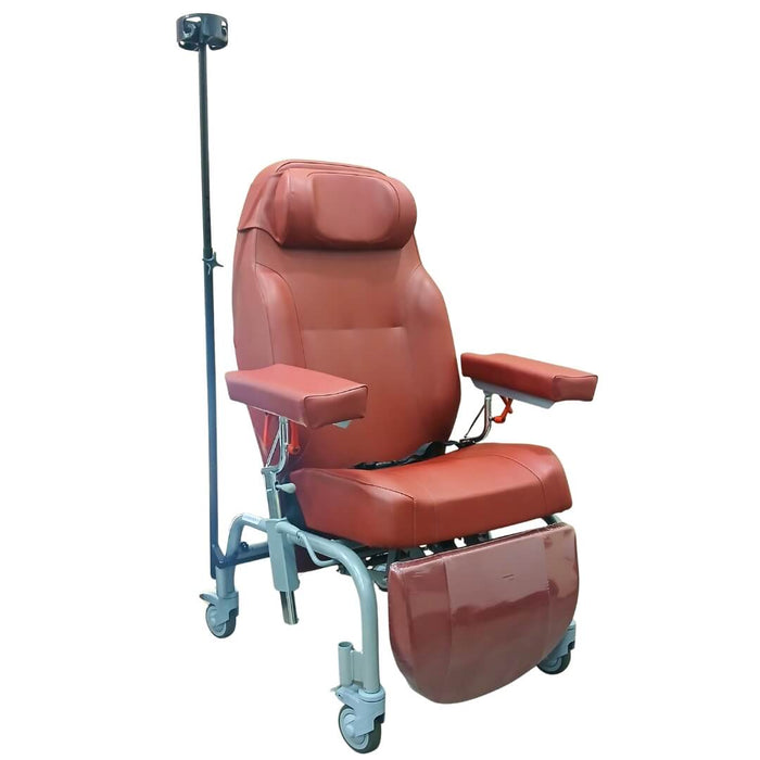 Dialysis Recliner Chair | Vermeiren Normandie (Red)
