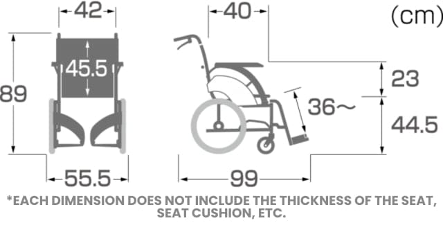 WAVIT Ergonomic Pushchair WAP16-42S | Kawamura