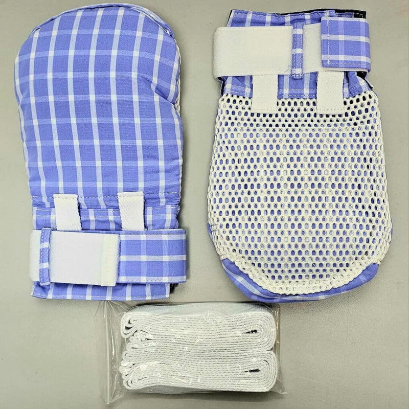 拉链开口手套/约束手套（每双）