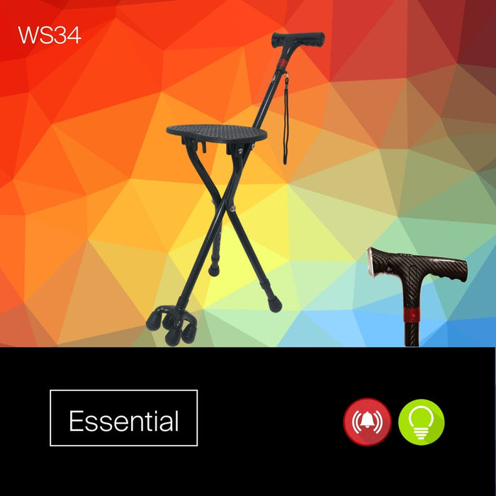 Chairplus (Walking Stick with seat, Seat Cane) | AgeGracefully