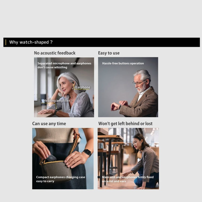 cheero Kikiyasu Clock-type hearing Amplifier