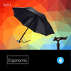 CarbonBond Smart 2-in-1 Umbrella Walking Tongkat | AgeGracefully