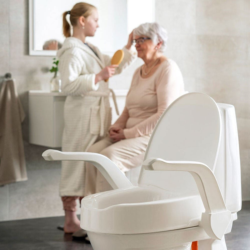 My-Loo Fixed 10 cm, with armrests | Etac My-Loo