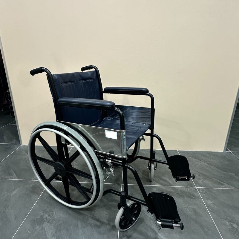 Standard wheelchair C/w 8inch front castor and 24inch rear magwheel