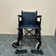 hospital grade standard chrome wheelchair