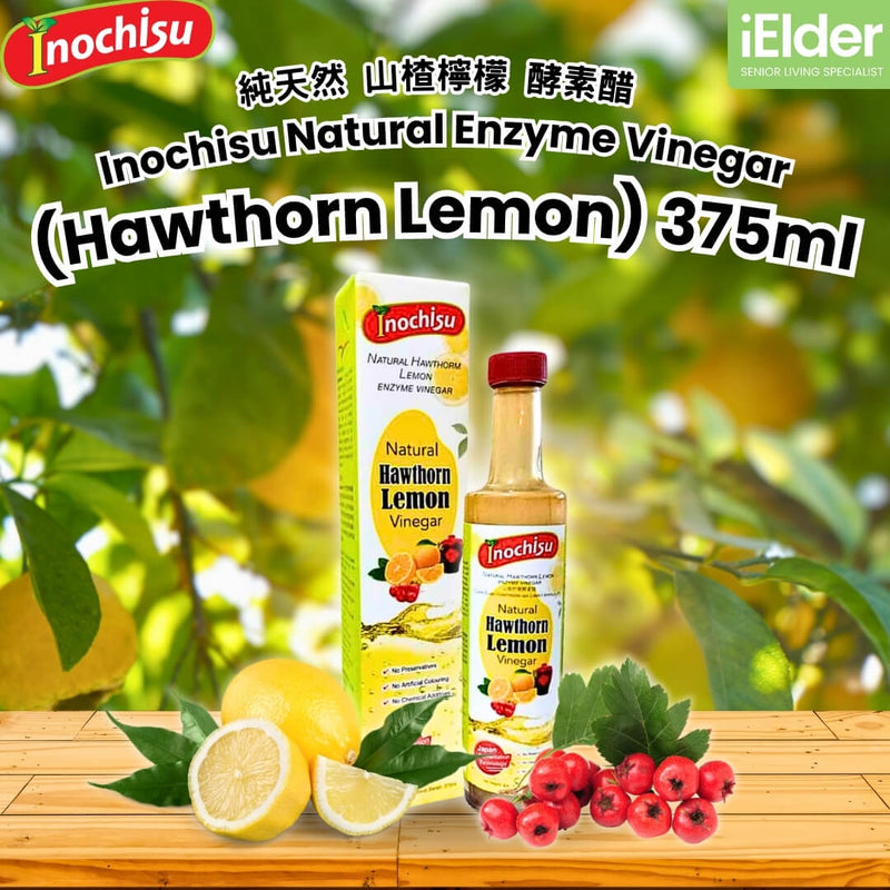 Inochisu Natural Enzyme Vinegar (Hawthorn Lemon) 375ml