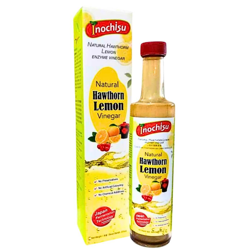 Inochisu Natural Enzyme Vinegar (Hawthorn Lemon) 375ml