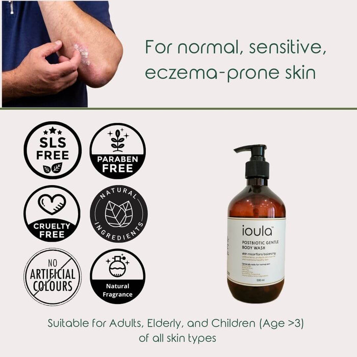 Postbiotic Gentle Body Wash 500 ml | ioula