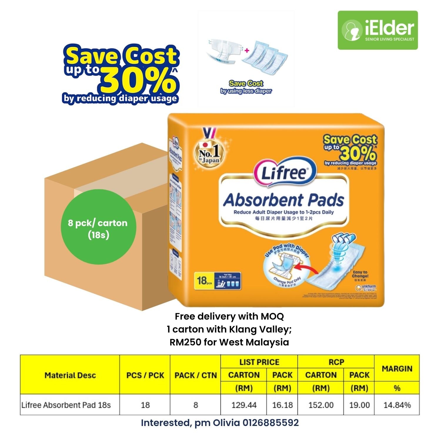Lifree Absorbent Pads
