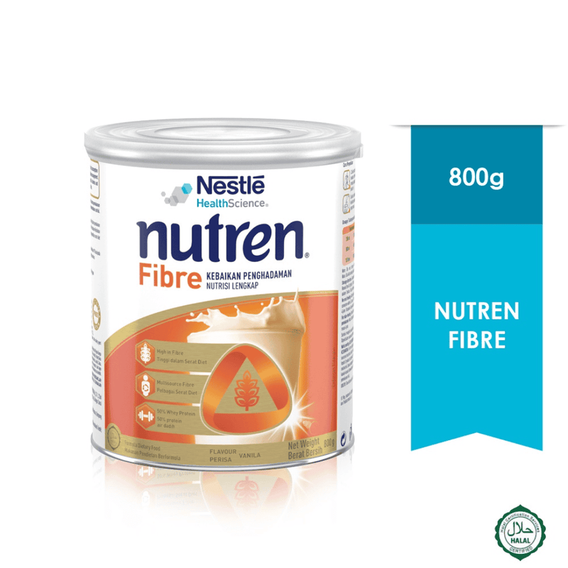 [Pra-Tempahan] Nutren Fibre Nutrisi Lengkap - Perisa Vanila | Nestle 