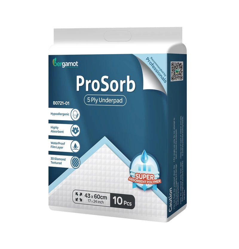 Alas Kain Bersalut Ecosorb 4 Lapis &amp; Prosorb 5 Lapis | Alas Bawah (10 Keping) B0711/B0721