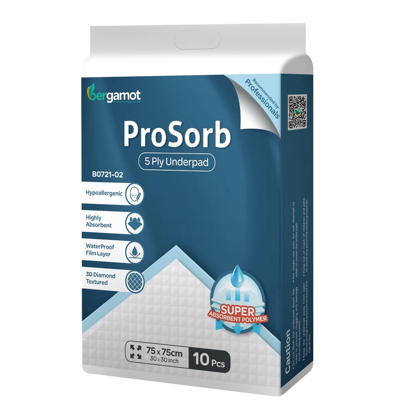 Alas Kain Bersalut Ecosorb 4 Lapis &amp; Prosorb 5 Lapis | Alas Bawah (10 Keping) B0711/B0721
