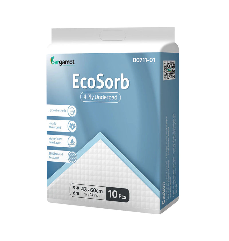 Alas Kain Bersalut Ecosorb 4 Lapis &amp; Prosorb 5 Lapis | Alas Bawah (10 Keping) B0711/B0721