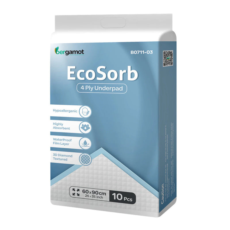 Alas Kain Bersalut Ecosorb 4 Lapis &amp; Prosorb 5 Lapis | Alas Bawah (10 Keping) B0711/B0721